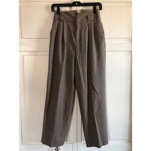 High-Waisted Loose Fit Tapered Trousers